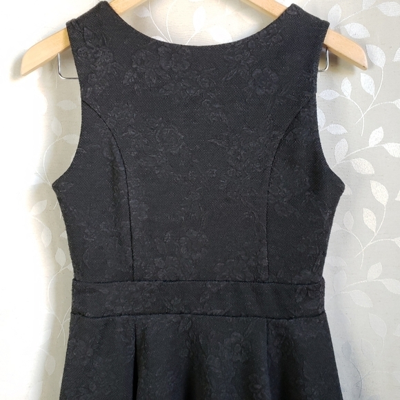 Just Ginger Retro Lace Texture Knit Bow Jumper Sweater Dress With Tags Gray Sm - Picture 8 of 12